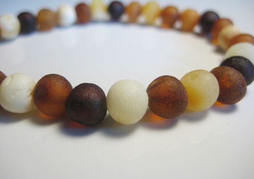Raw Genuine Elegant Baltic Amber Bracelet !!! - Picture 2 of 2