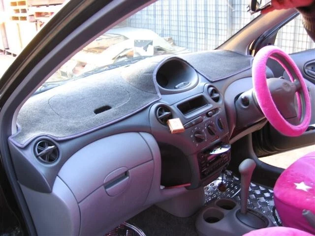 BLACK DASH MAT, DASHMAT, DASHBOARD COVER FIT TOYOTA ECHO 1999-2002, WITH LHD - Image 4 of 4