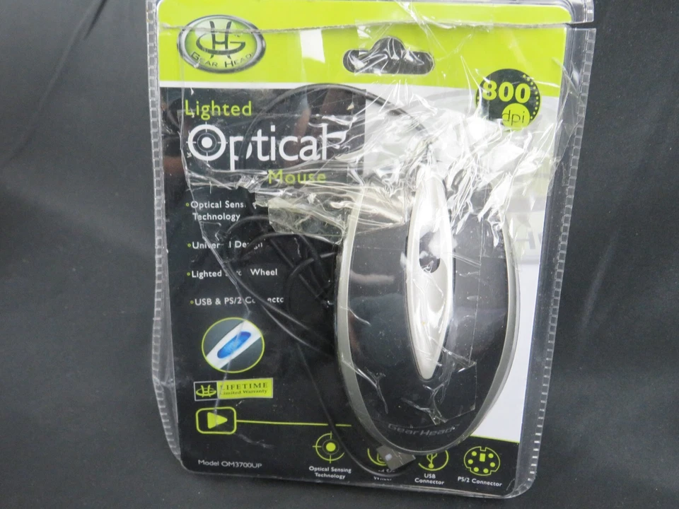 Gear Head Lighted Optical Mouse - 800dpi, Computers - Image 3 of 4