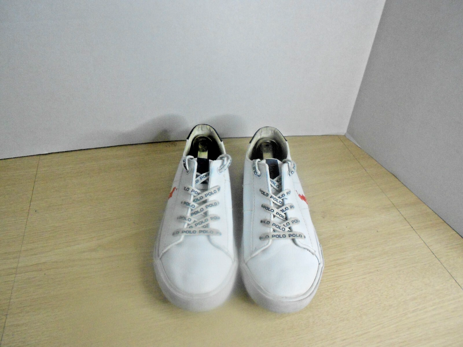 PONY Polo Ralph Lauren Fantor IV Sneakers Basse Donna Taglia 3 Ecopelle Bianca