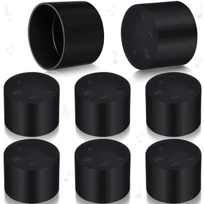 8 Pcs Octavator Tube Caps Percussion Tubes Caps to Lower The Octave Music 
