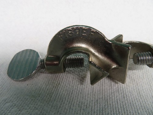 Vintage Fisher CASTALOY Laborrute Antik Klemmhalter - Bild 2 von 3