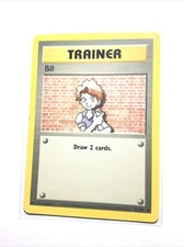 BILL - 91/102 - Base Set - Pokemon Card - LP