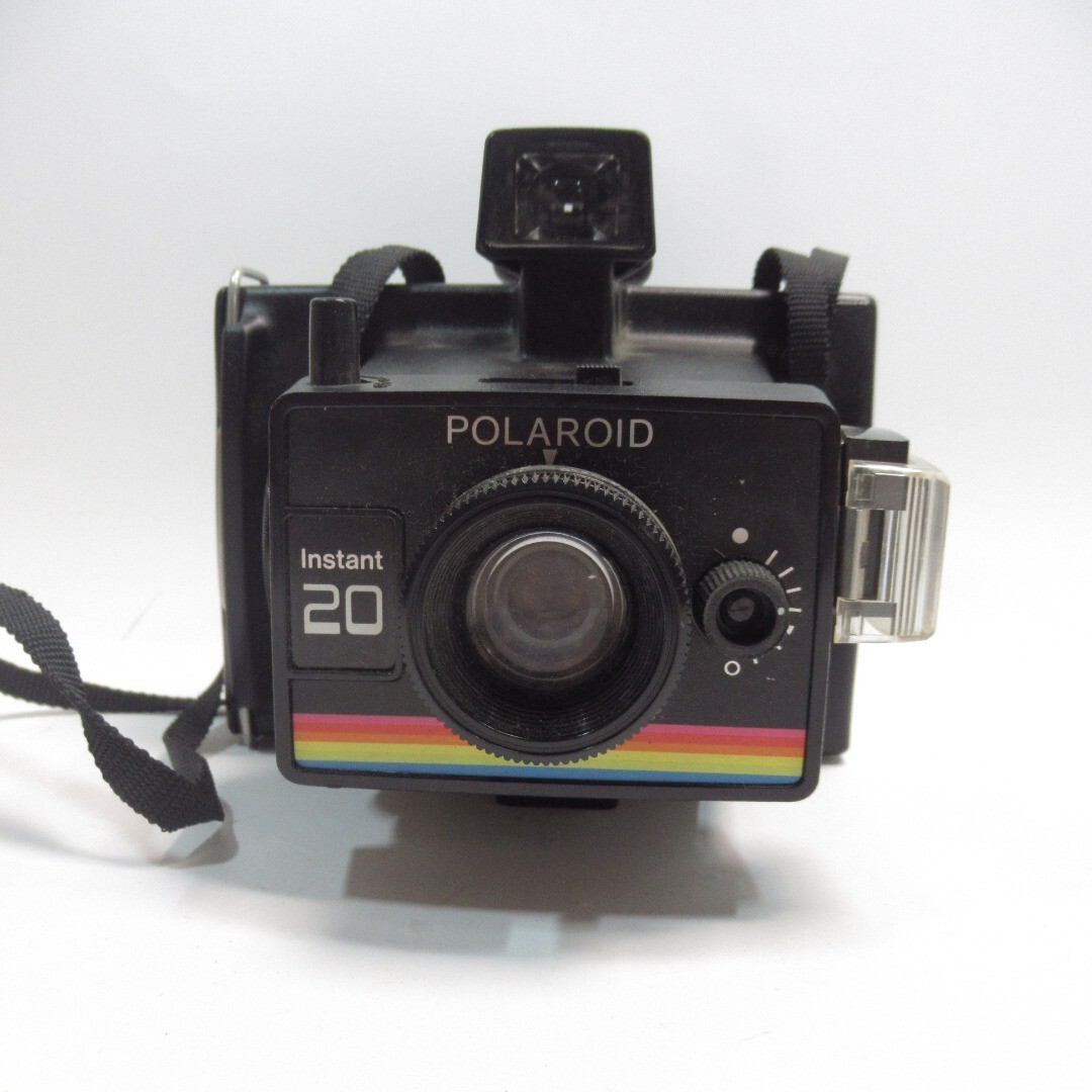 Polaroid Instant 20 Land Film Camera Black Untested No Film Available No  Case
