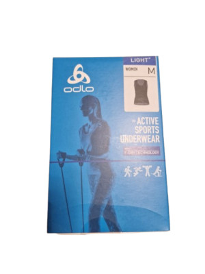 K-01628 Odlo Damen Active Unterwäsche , Unterhemd, Gr. M in schwarz NEU