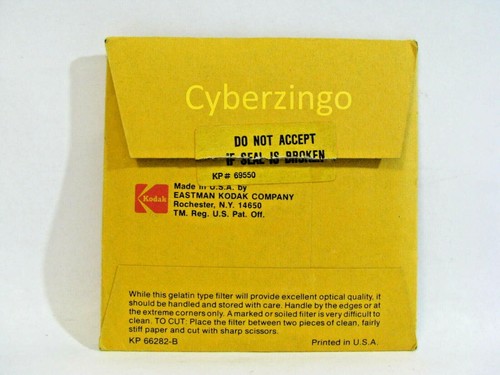 Kodak CC50Y 1496819 Color Compensating 75mm x 75mm Filter PREOWNED - Picture 2 of 6