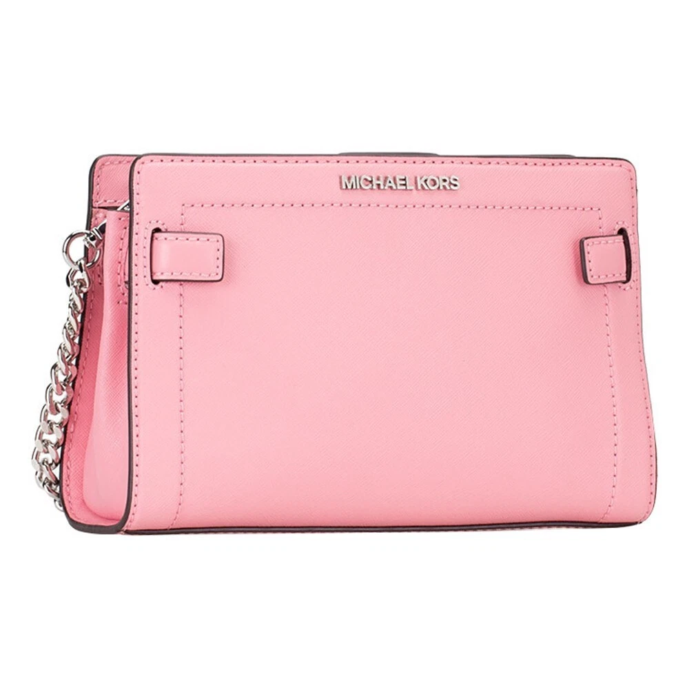 Michael Kors Pink Leather Rayne Crossbody Bag