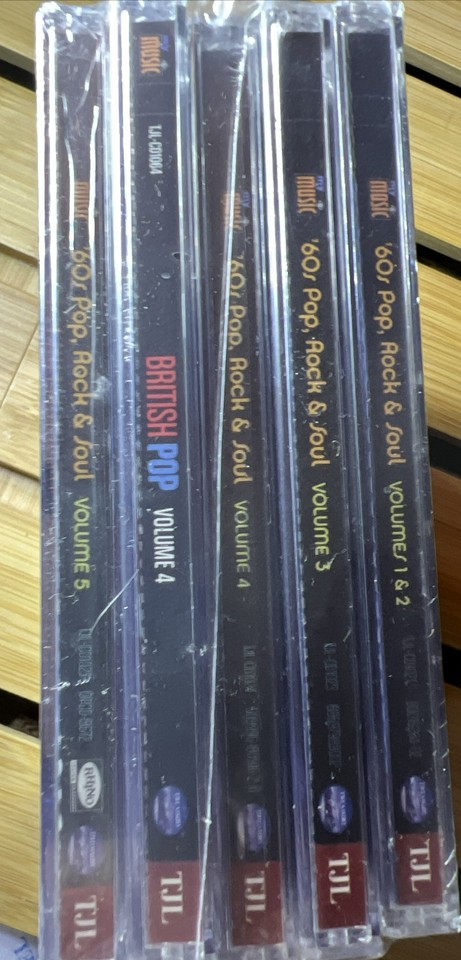 Original Masters Music CD Set 60s Pop Rock & Soul Vol 1-5 + British Pop ...