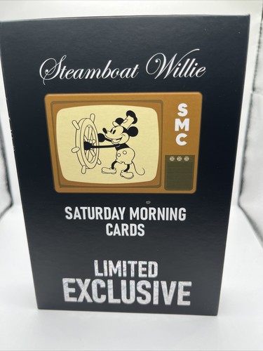Saturdaymorningcards SMC 2024 Volume 1 Steamboat Willie Base Silver Card 1 Ltd - Picture 4 of 5