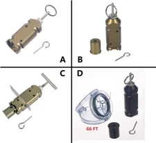 Alarm Aluminum Alloy Camp Safe Gear Perimeter Trip Wire Alarm for Outdoor Camp