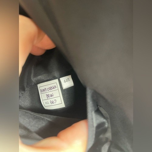 Petrocelli black suit size 44R pants 42 x 29 - Picture 4 of 13