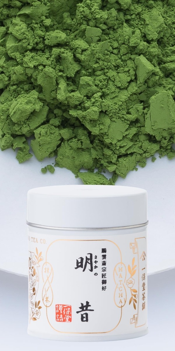 一保堂 抹茶 明の昔sayaka Matcha 40g 缶 ×2缶 Ippodo Matcha Tea Sayaka 40g Rich Smooth Umami Flavor Kyoto Since