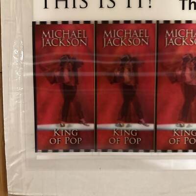 Michael Jackson This Is It O2 Lenticular Uncut Concert Ticket