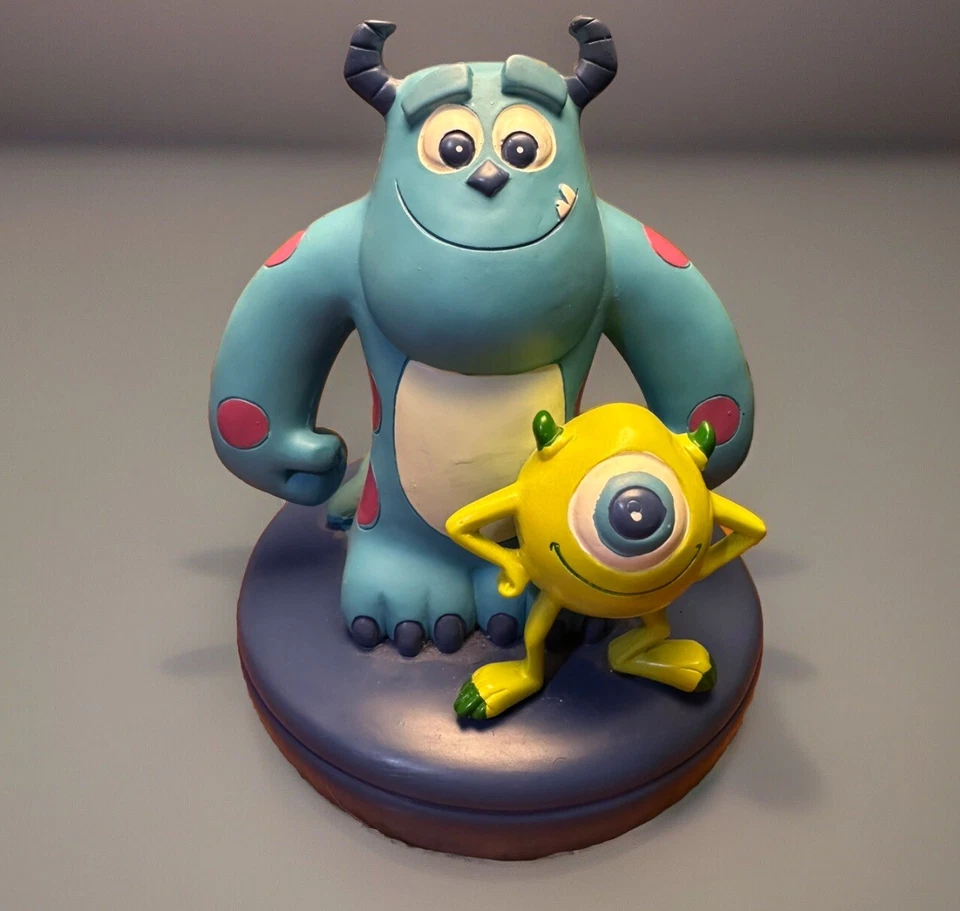 Lámpara de mesa y pantalla a juego Disney Baby Monsters Inc Mike And Sully Y2k Foto 2 de 4