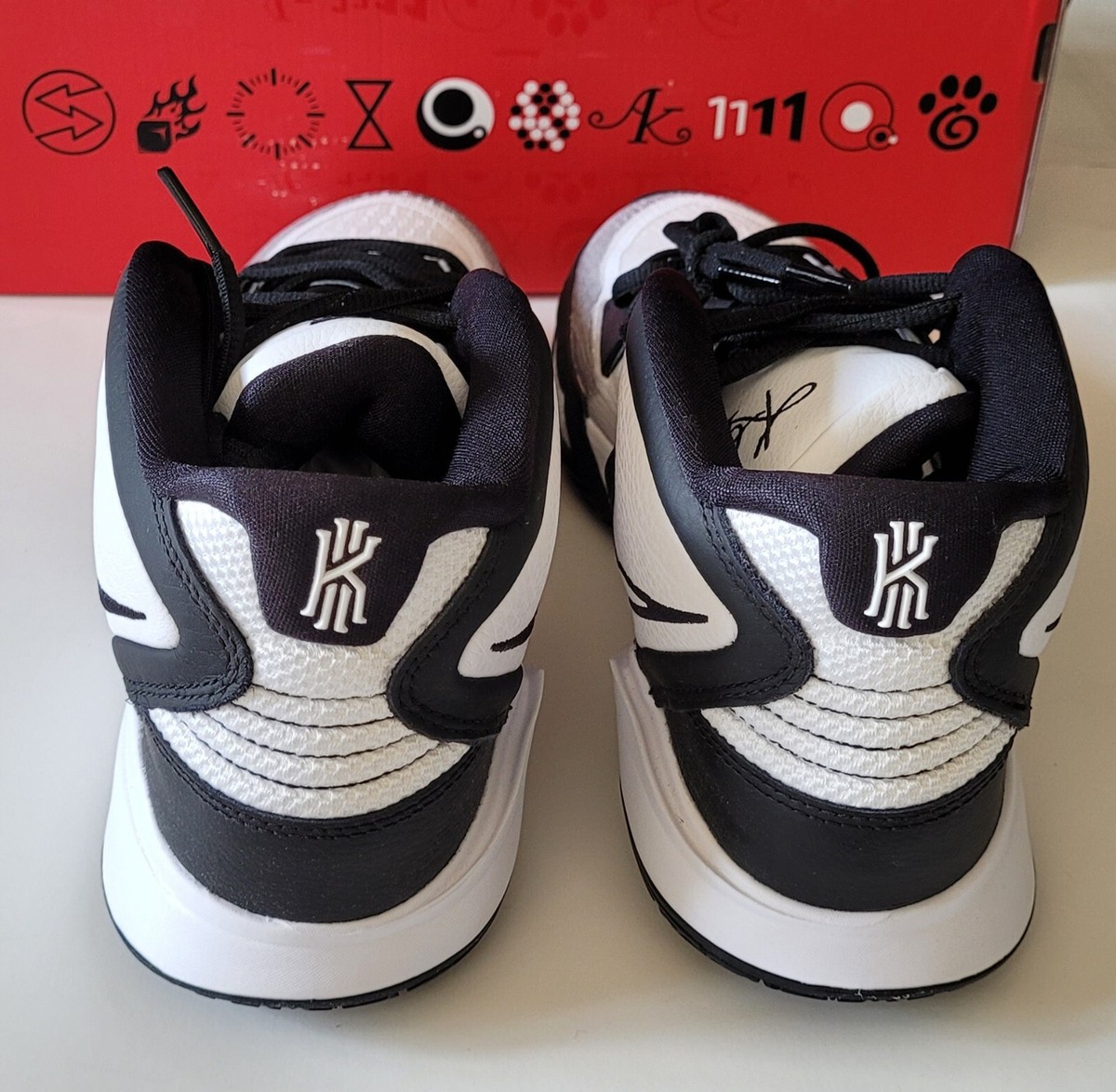 Nike Kyrie Infinity Basketball Shoes Men Sz 6.5 Black White New Without Box Nike Kyrie Infinity TB White Black Basketball... | Depop main image 3