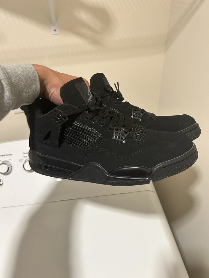 Size 12 Jordan 4 Retro Mid Black Cat eBay