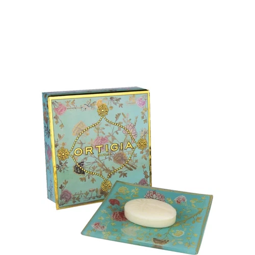 Ortigia Sicilia Florio Glass Dish and Soap - Thumbnail 4
