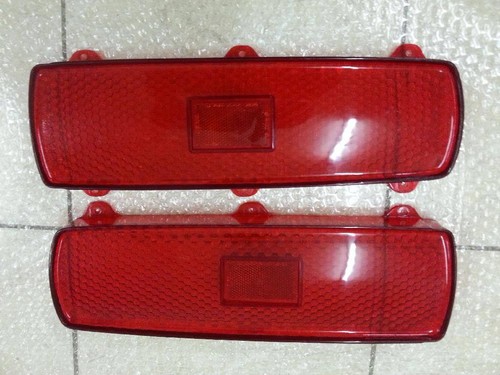 Mazda 808 Red Cat Eye Taillights Lenses (NOS) - 第 1/3 張圖片