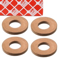 4X febi 102852 Dichtung DüSenhalter EinspritzdüSe FüR Citroen Peugeot 1.6 Hdi