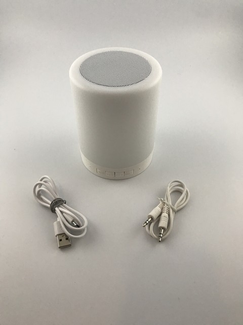 mrcool touch bedside lamp with bluetooth speaker