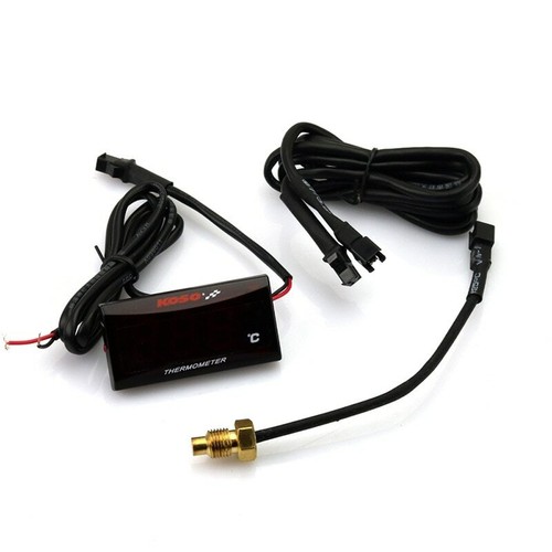 Motorcycle Water Tank Thermometer Meter Universal Adapter Scooter Bike digital - Picture 10 of 10
