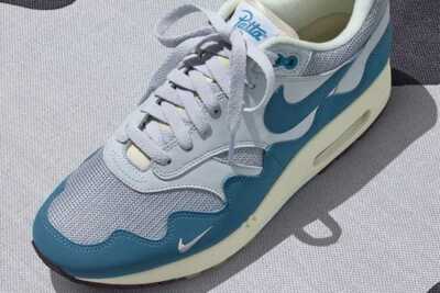 Patta × Nike Air Max 1 Noise Aqua DH1348-004 Men US 6 - 12