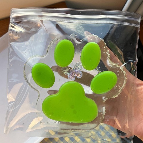 Squishy Cat Paw Taba Toy Silicone Squeeze Toys Stress Relief Squishy Fidget Toys - Picture 9 of 14