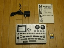 ZOOM RT-323 Electronic Drum Silver with AC Adapter and Memory Card Tested Used