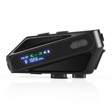 Motorcycle Helmet Bluetooth Headset, Motorcycle intercom, Multiple Communicat...