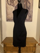 Lulus Cocktail Hour Black Sleeveless Tulip Dress Large NWOT 