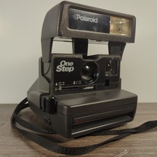 Vintage Original Polaroid OneStep 600 Instant Film Camera w/ Strap Tested