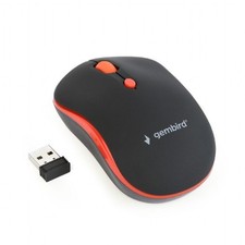 Image of 8716309103909 Wireless optical mouse black-red GEMBIRD