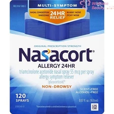 Nasacort Non Drowsy 24 HR Allergy Nasal Spray 120 Sprays 0.57oz / 16.9ml