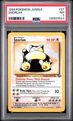 Snorlax 27/64 Jungle Regular for sale online | eBay