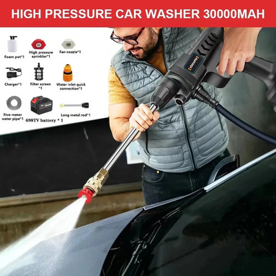 #ad Rechargeable Washing Wireless High Pressure Washer Self Priming Sustain 300W $81.49