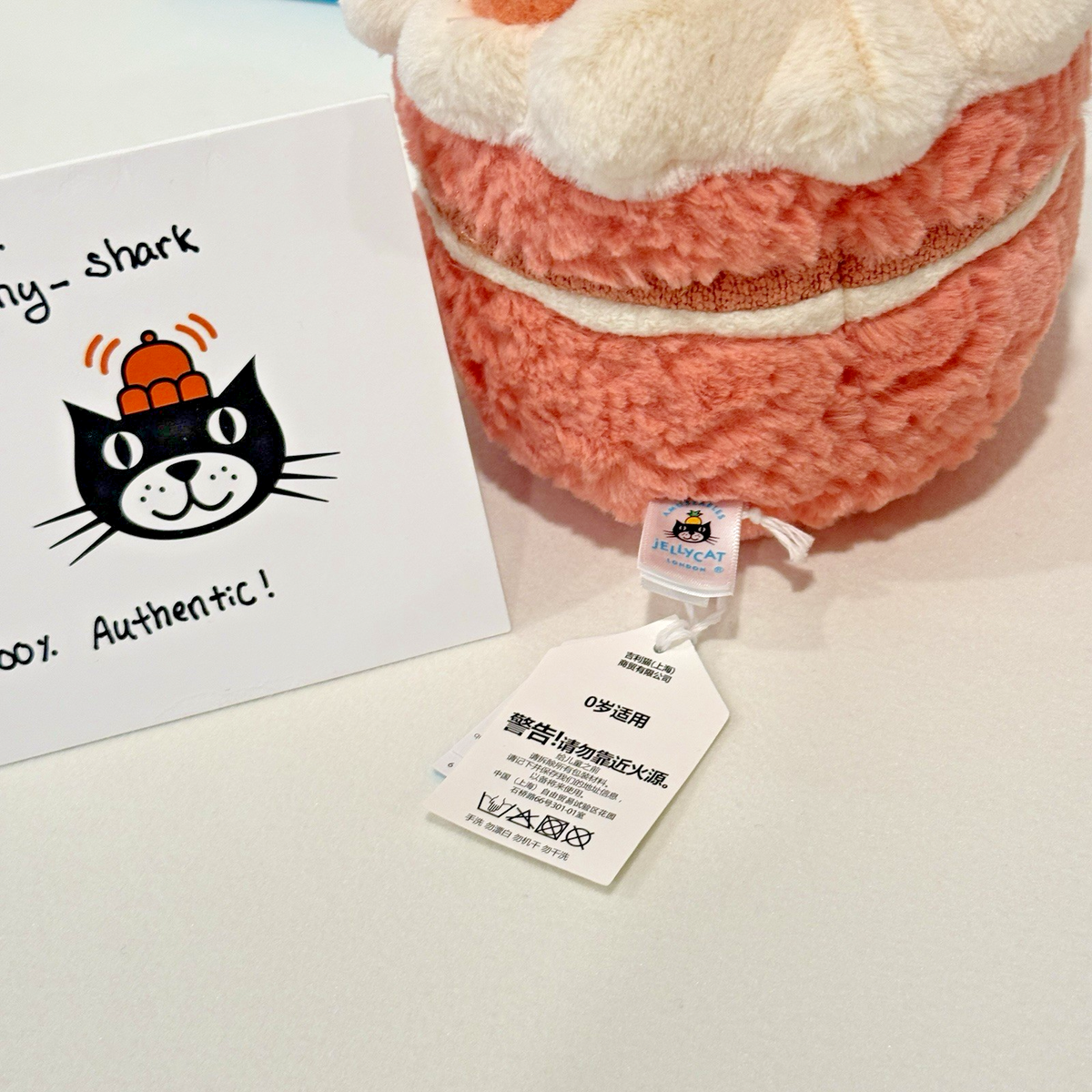Jellycat Shanghai Exclusive Melibie Peach Cake - 100% Authentic