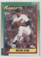 1990 Topps Wax Box Bottom Nolan Ryan #O HOF 0a3