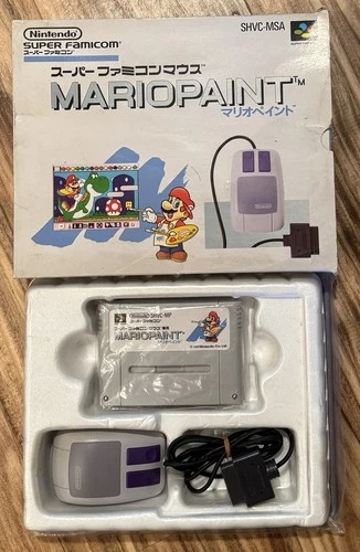 Mario Paint Nintendo Super Famicom SNES SFC Japan Import US Seller TESTED