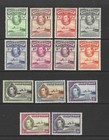 GOLD COAST 1938 KING GEIRGE VI DEFINITIVES TO 10s LIGHTLY MOUNTED MINT
