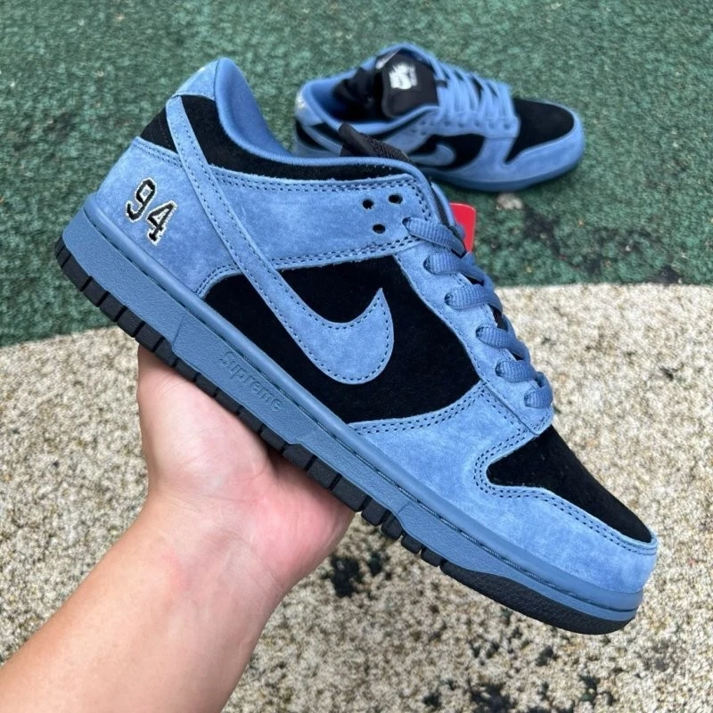 "Supreme x Nike Dunk низкий SB ""Ocean Fog"" HQ8487-400" - Изображение 3 из 4