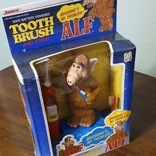 1987 ALF Battery Powered Toothbrush Janex Unused Mint Sealed From Orig. Owner