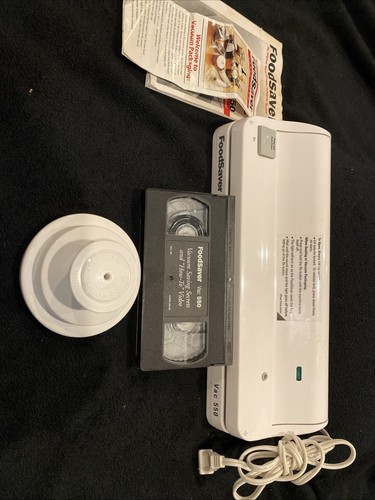 FoodSaver Vac 550 White Manual Vacuum Sealer With Jar Sealer, Manual, Tape