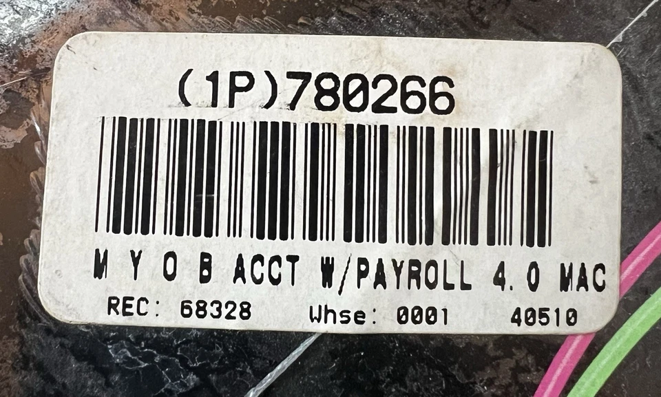 Vtg 80s MYOB Accouning w/ Payroll 4.0 for Macintosh Plus or Better SEALED NEW - Image 3 of 3