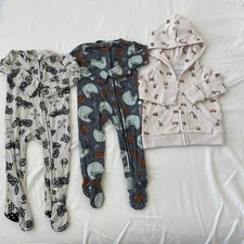 Posh Peanut Sleepers Footies One Piece Size 3-6 Bundle 3 