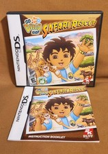 Go, Diego, Go Safari Rescue Nintendo DS, 2007 NO GAME Case Manual ONLY