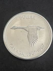1967 Canadian Silver Dollar Coins 80% $1 (one Coin)