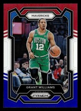 Grant Williams 2023-24 Prizm RWB Refractor #264 Mavericks Red White Blue *038