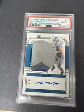 2023  National Treasures - Auto Rps Sam LaPorta #27 Green  /87 (AU, MEM, RC)