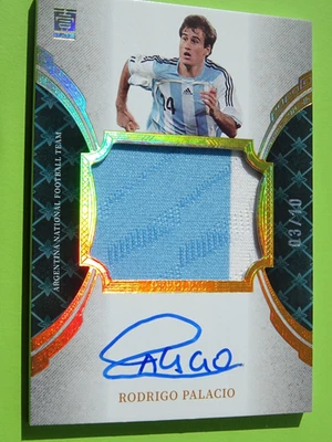 Fansmall Argentina Rodrigo Palacio on card Auto patch /10 Inter no Topps Panini - Bild 1 von 4
