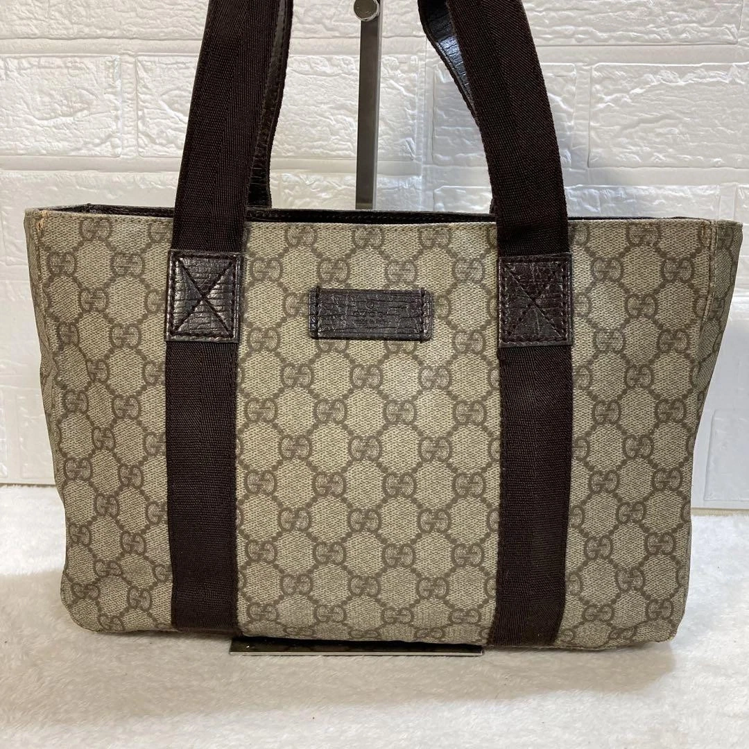 Sac à main Gucci toile enduite PVC fourre tout créateur sac à main élégant sac de tous les jours luxe